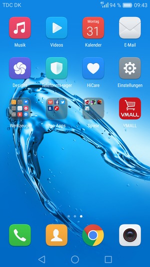 Wählen Sie Einstellungen