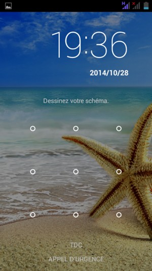 Votre téléphone est maintenant sécurisé par un écran de verrouillage.