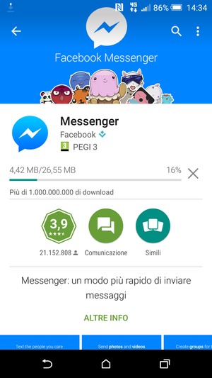 Attendi il completamento del processo di installazione