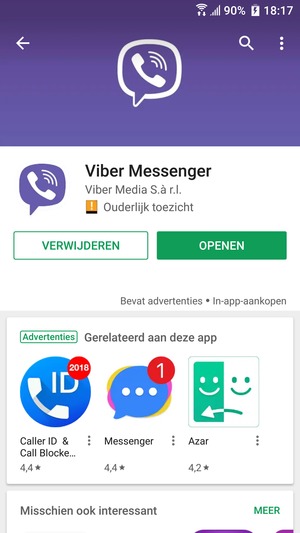 Selecteer OPENEN