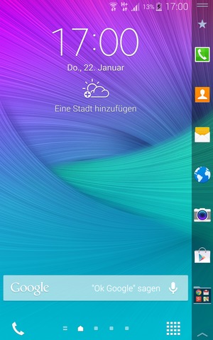 Wählen Sie Menü