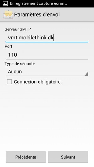 Décochez la case Connexion obligatoire. et sélectionnez Suivant