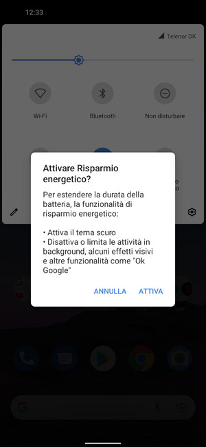 Seleziona ATTIVA