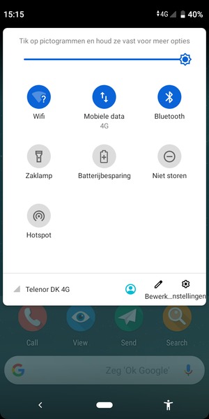 Schakel Wifi en Bluetooth uit