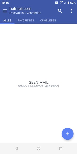 Uw Hotmail is klaar voor gebruik