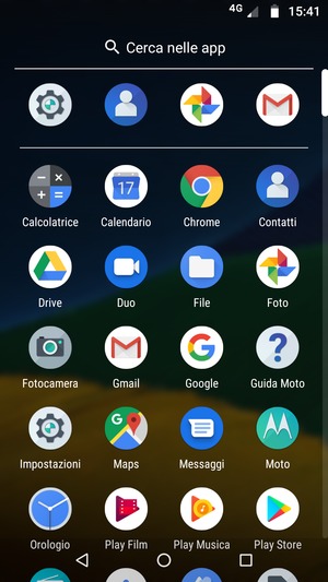 Seleziona Impostazioni