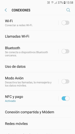 Desplácese y seleccione Redes móviles