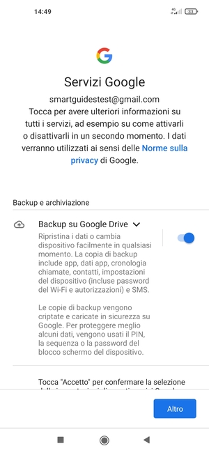 Seleziona Altro
