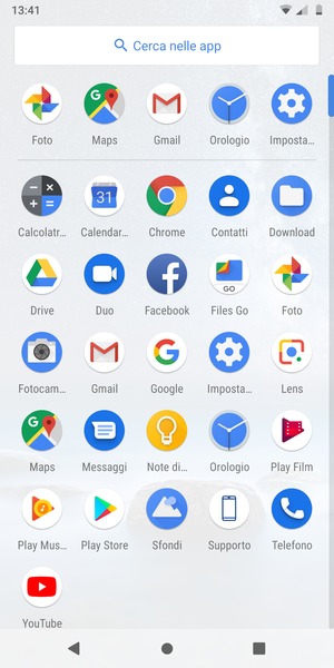 Seleziona Impostazioni