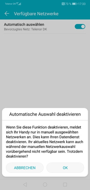 Wählen Sie OK