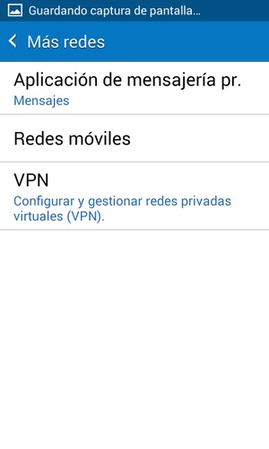 Seleccione Redes móviles