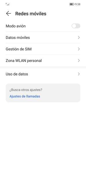 Seleccione Zona WLAN personal