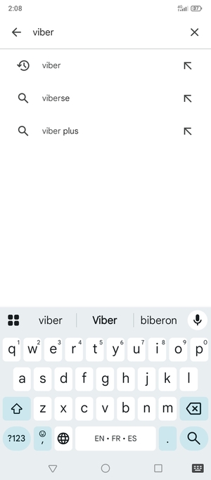 Enter the app name and select Search