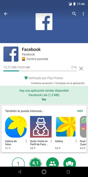 Espere a que el proceso de instalación finalice