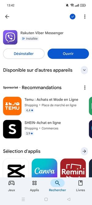 Sélectionnez Ouvrir
