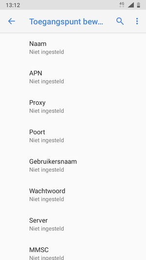 Voer mms-gegevens in