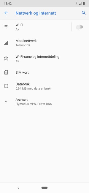 Velg Mobilnettverk