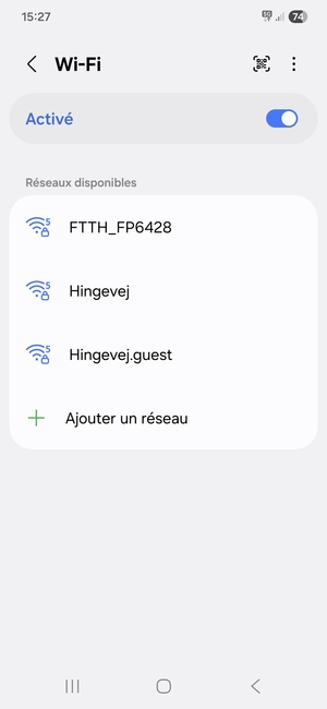 Sélectionnez le réseau sans fil auquel vous souhaitez vous connecter