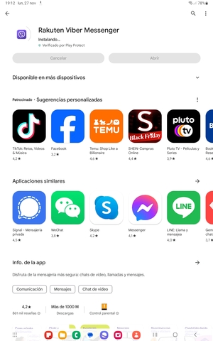 Espere a que el proceso de instalación finalice