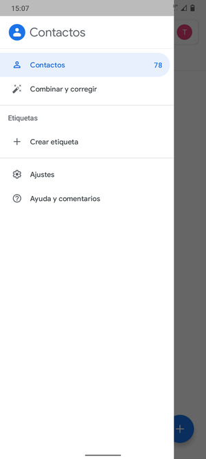 Seleccione Ajustes