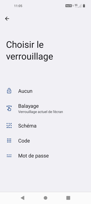 Sélectionnez Schéma