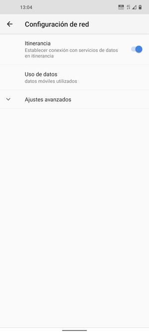 Activar o desactivar Itinerancia