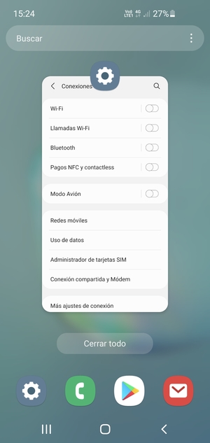 Seleccione Cerrar todo