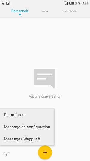 Sélectionnez Paramètres