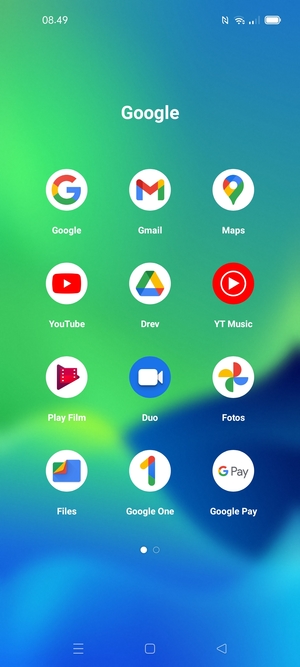 Vælg Gmail