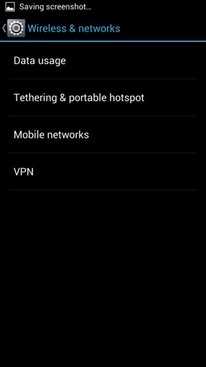 Select Tethering & portable hotspot