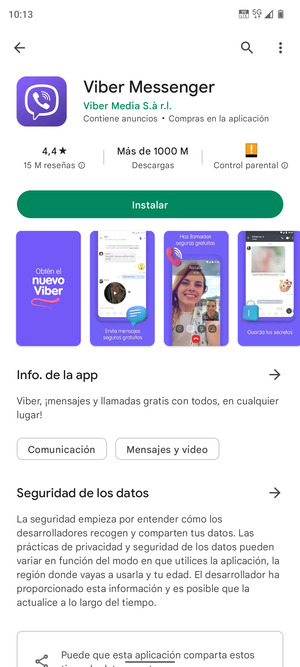 Seleccione Instalar
