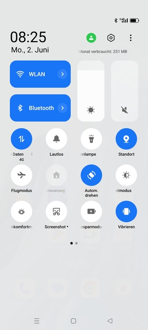 Schalten Sie WLAN und Bluetooth aus