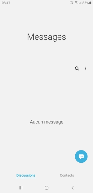 Sélectionnez le bouton du Menu