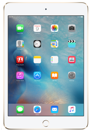 Press the Home button twice