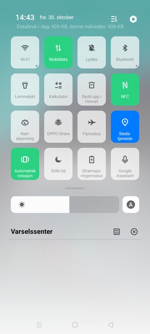Slå av Stedstjeneste