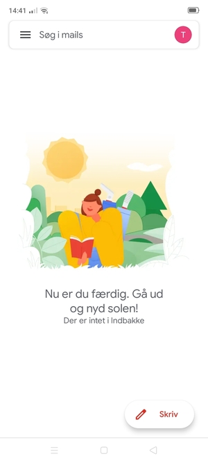 Din konto er klar til brug