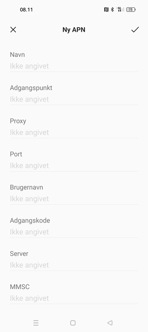Indtast MMS-oplysninger