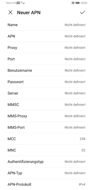 Geben Sie Internet-Informationen ein