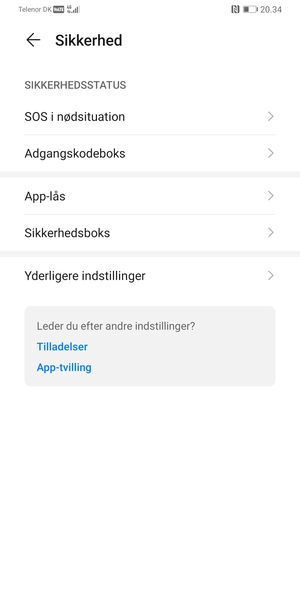 Vælg Yderligere indstillinger