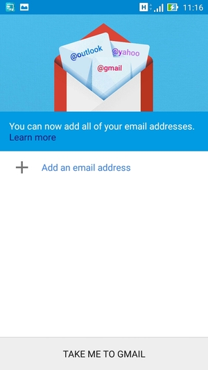 Select Add an email address