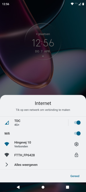 Schakel Wifi uit
