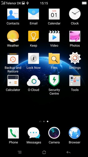 Select Settings