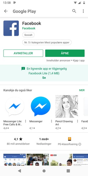 Velg ÅPNE