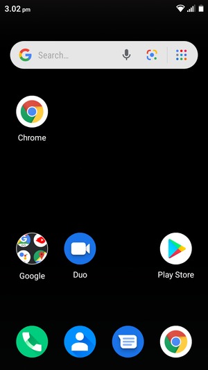 Swipe up