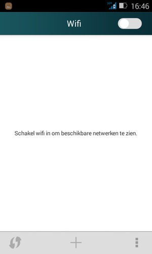 Schakel Wifi in