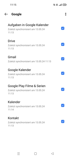 Stellen Sie sicher, dass Kontakt ausgewählt ist