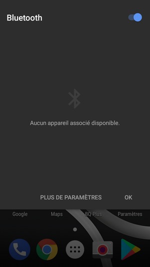 Désactiver le Bluetooth