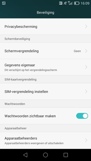 Selecteer SIM-vergrendeling instellen