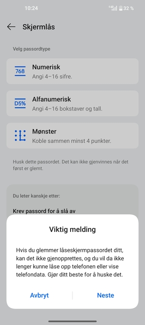 Velg Neste