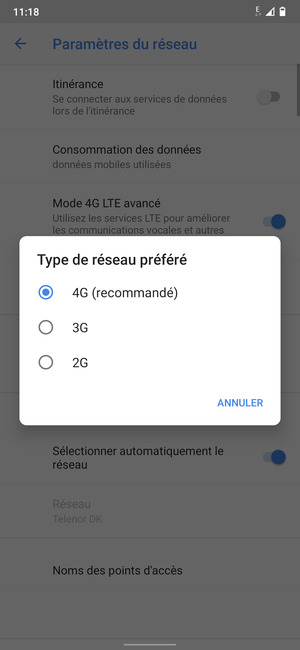 Sélectionnez votre option préférée